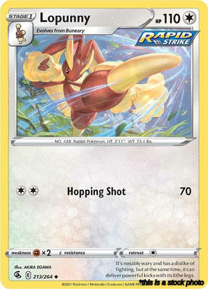 213/264 Lopunny Uncommon Normal