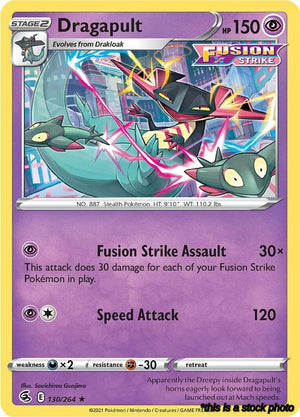 130/264 Dragapult Holo Rare Holofoil