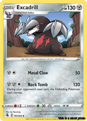 Normal Excadrill [183/264 Lightly Played ]