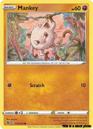 Common Mankey [133/264 Lightly Played ]