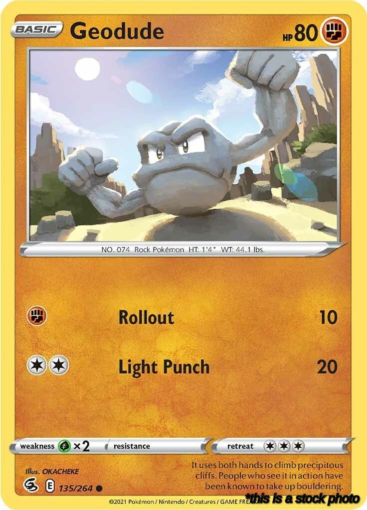 Common Geodude [135/264 Lightly Played ]