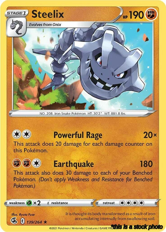 Holo Rare Steelix [139/264 Near Mint ]