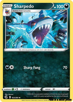 163/264 Sharpedo Uncommon Normal