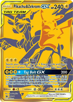 Promo Pikachu & Zekrom GX - SM248 [SM248 Near Mint ]