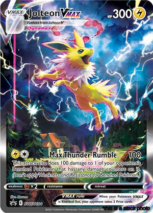 Holofoil Jolteon VMAX - SWSH184 [SWSH184 Near Mint ]