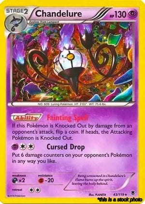 043/119 Chandelure (Cosmos Holo) Promo Holofoil