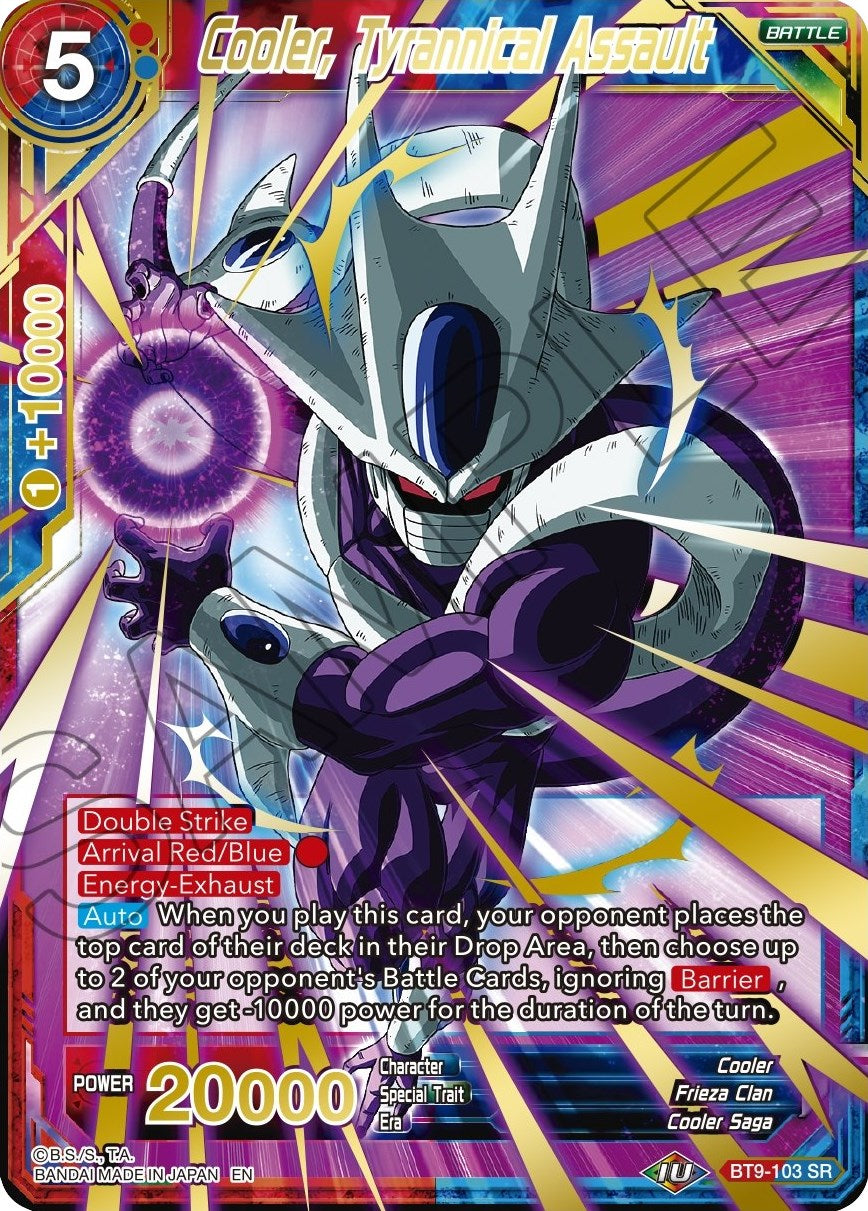Cooler, Tyrannical Assault (Gold Stamped)