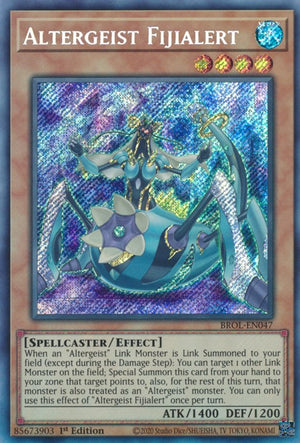 1st Edition Altergeist Fijialert [BROL-EN047 Near Mint] Secret Rare