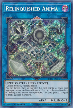 1st Edition Relinquished Anima [BROL-EN087 Near Mint] Secret Rare