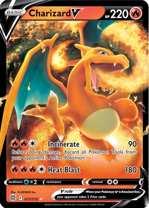 Ultra Rare Charizard V [017/172 Lightly Played ]