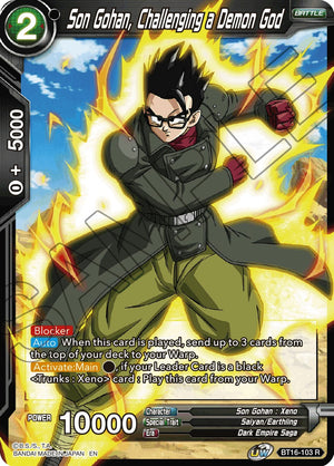 BT16-103 Son Gohan, Challenging a Demon God