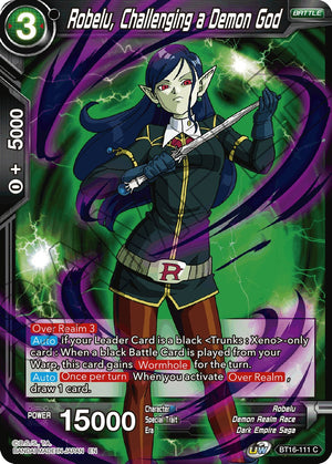 BT16-111 Robelu, Challenging a Demon God