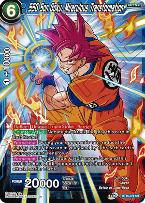 SSG Son Goku, Miraculous Transformation [BT16-024]