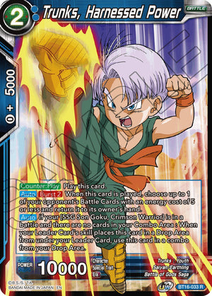 BT16-033 Trunks, Harnessed Power