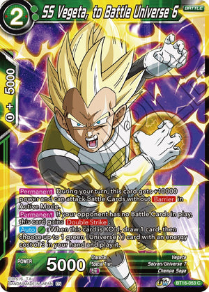 BT16-053 SS Vegeta, to Battle Universe 6