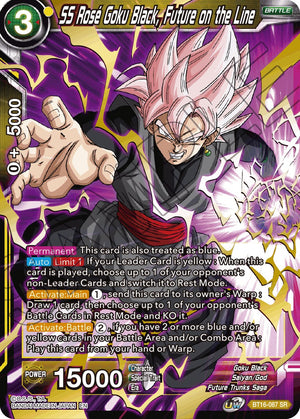 BT16-087 SS Rose Goku Black, Future on the Line