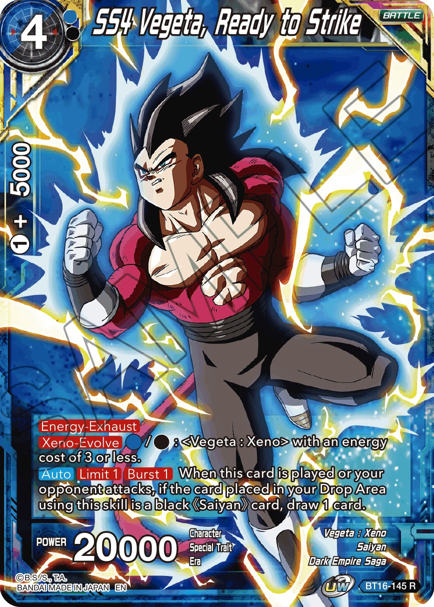 SS4 Vegeta, Ready to Strike