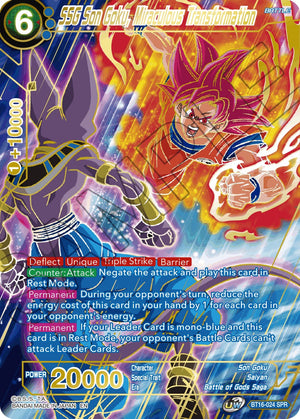 BT16-024 SSG Son Goku, Miraculous Transformation (SPR)