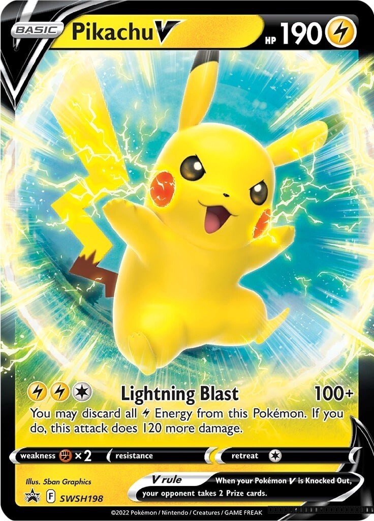 Pikachu V - SWSH198
