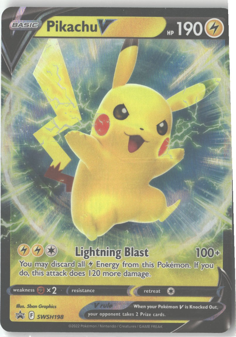 Pikachu V - SWSH198