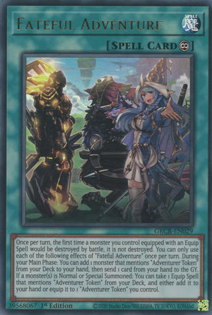 1st Edition Fateful Adventure [GRCR-EN029 Near Mint] Ultra Rare