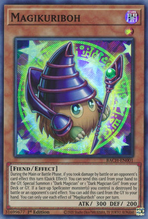 1st Edition Magikuriboh [BACH-EN001 Near Mint] Super Rare