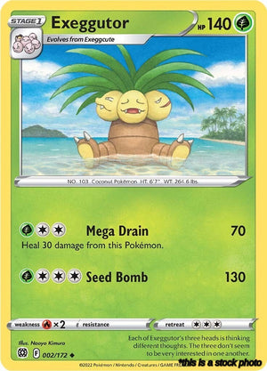 Normal Exeggutor [002/172 Lightly Played ]
