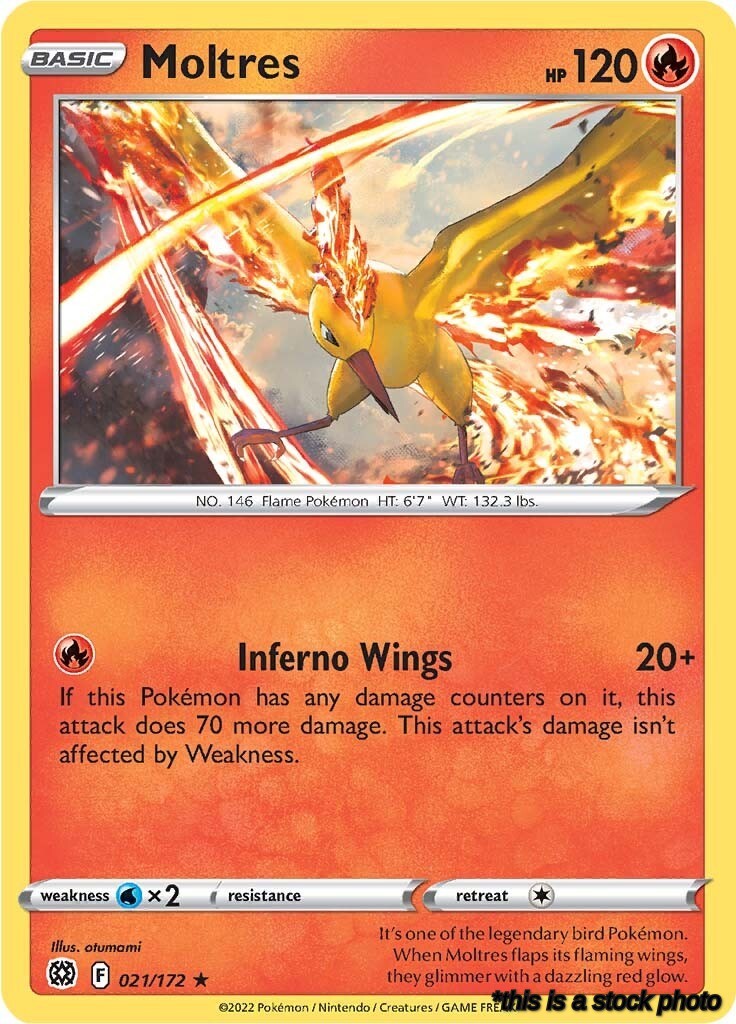 021/172 Moltres Holo Rare Holofoil