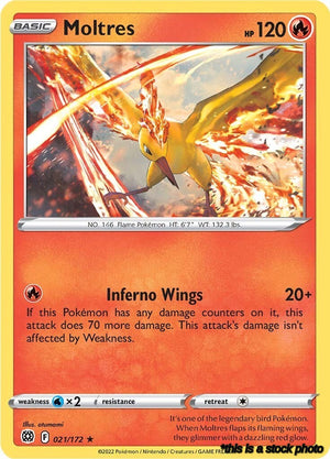 021/172 Moltres Holo Rare Holofoil