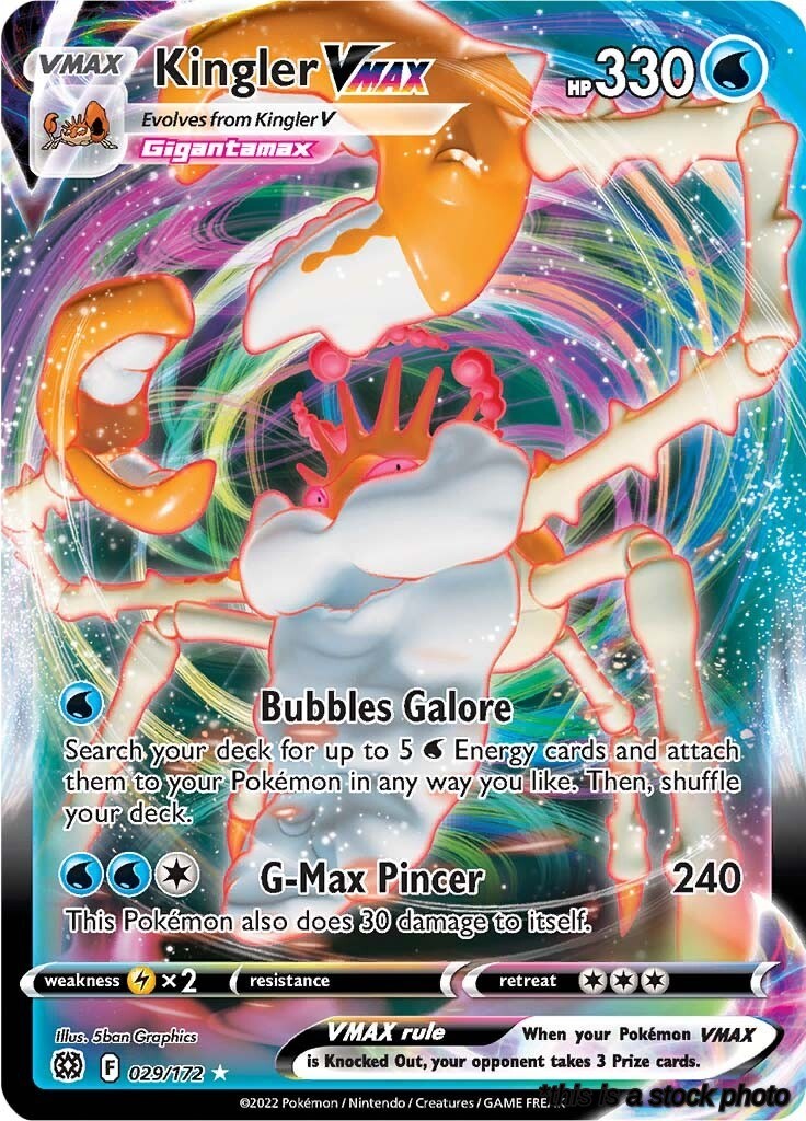 029/172 Kingler VMAX Ultra Rare Holofoil