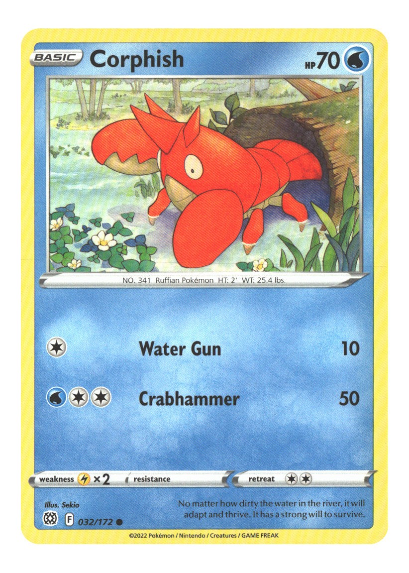 032/172 Corphish Common Normal
