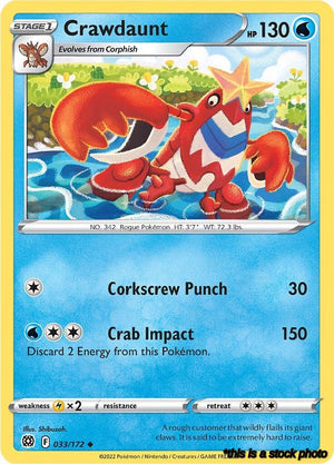 Normal Crawdaunt [033/172 Lightly Played ]