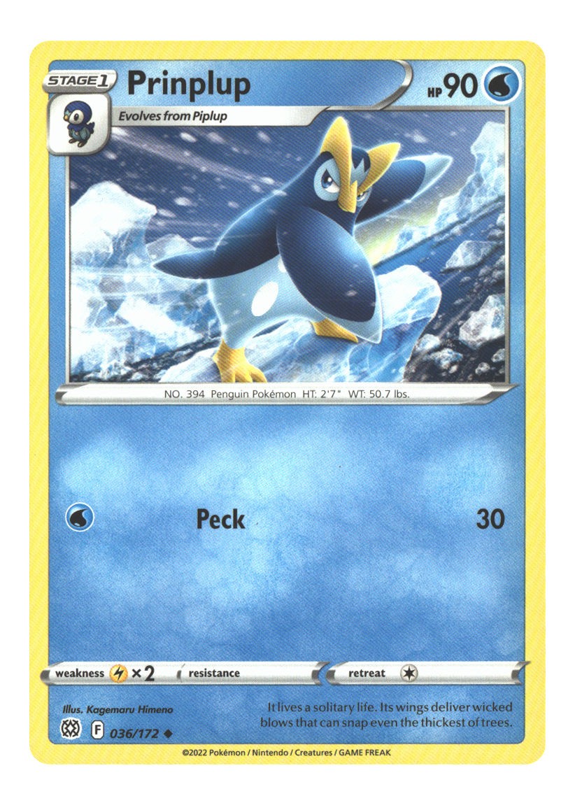 036/172 Prinplup Uncommon Normal