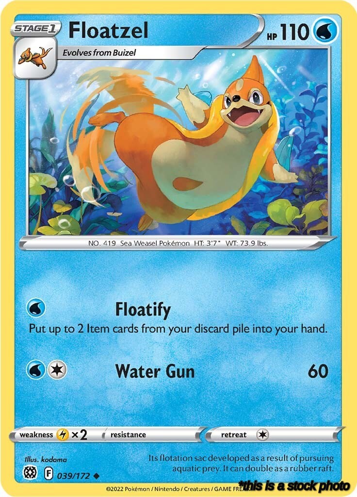 039/172 Floatzel Uncommon Normal