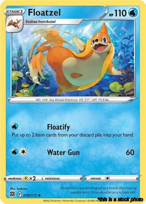 039/172 Floatzel Uncommon Normal