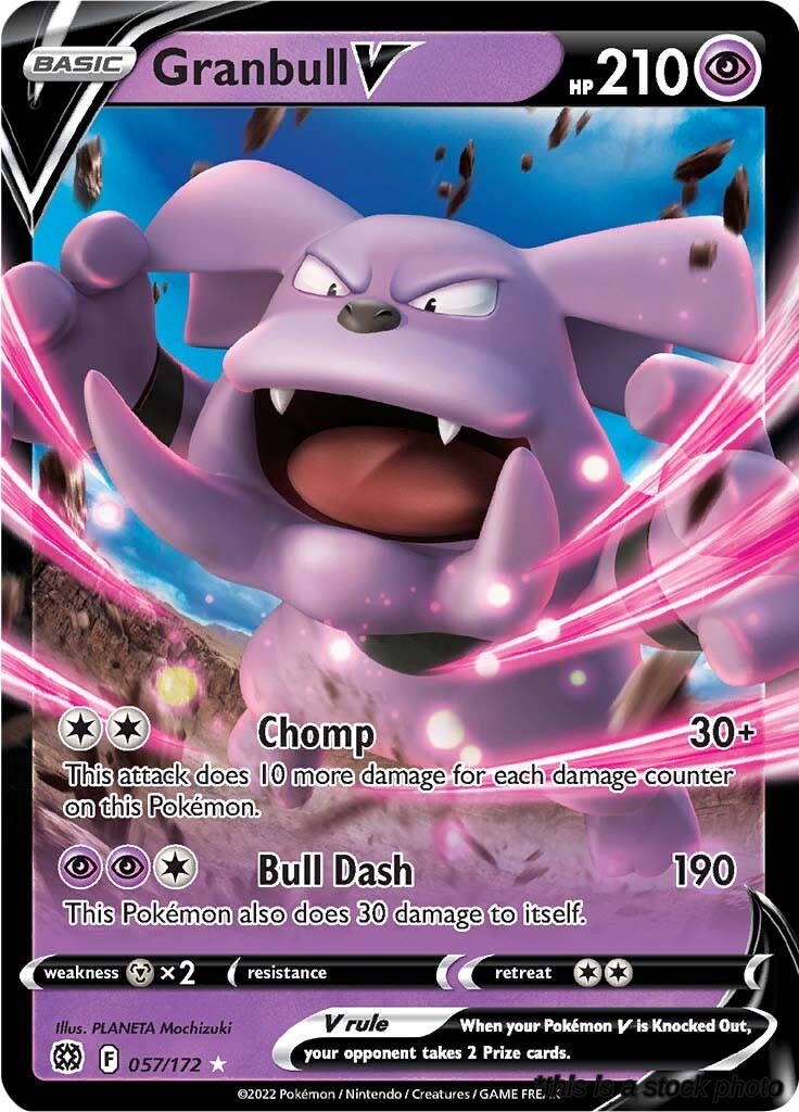 057/172 Granbull V Ultra Rare Holofoil