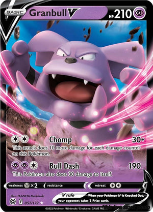 057/172 Granbull V Ultra Rare Holofoil