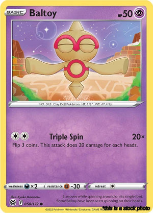 Common Baltoy [058/172 Lightly Played ]