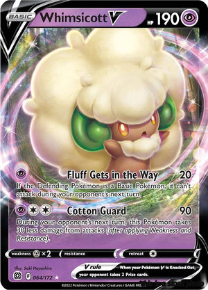 064/172 Whimsicott V Ultra Rare Holofoil
