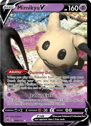 Ultra Rare Mimikyu V [068/172 Lightly Played ]