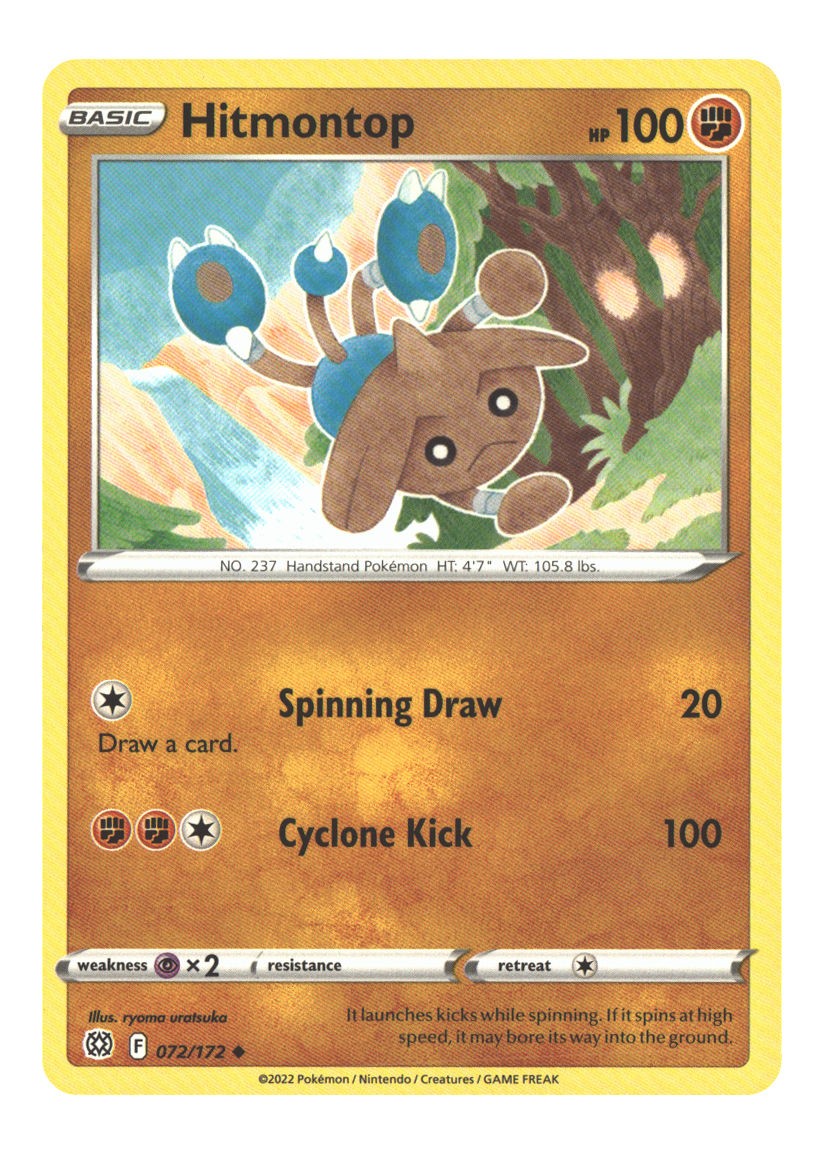 072/172 Hitmontop Uncommon Normal
