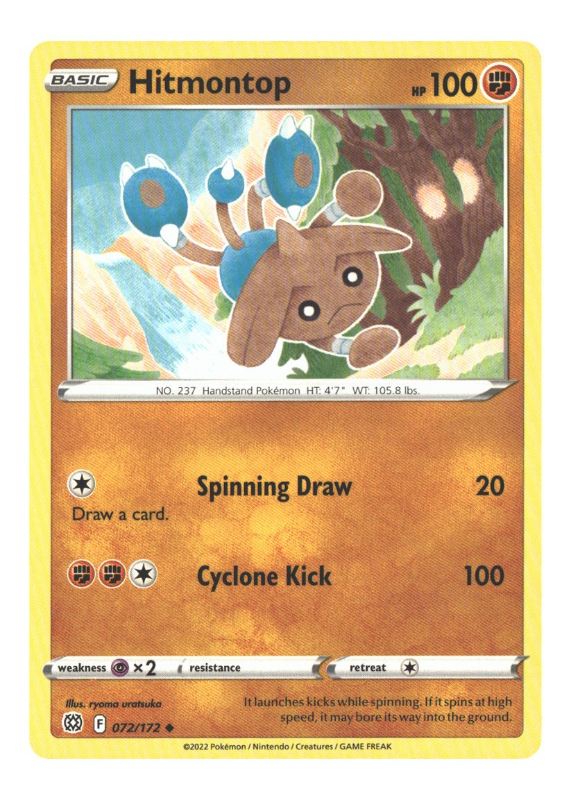 072/172 Hitmontop Uncommon Normal