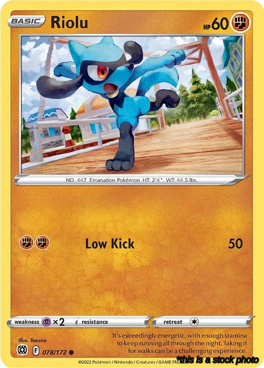 Common Riolu [078/172 Near Mint ]