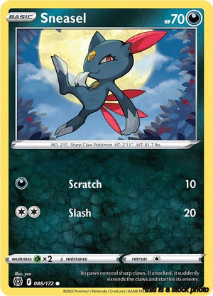 Normal Sneasel [086/172 Lightly Played ]