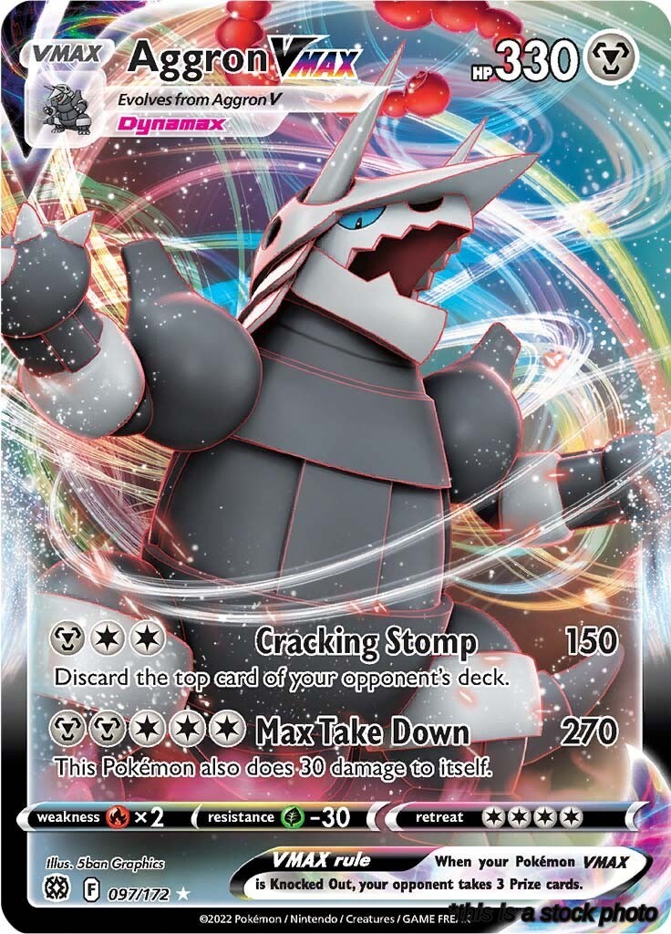 097/172 Aggron VMAX Ultra Rare Holofoil