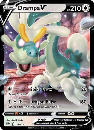 128/172 Drampa V Ultra Rare Holofoil