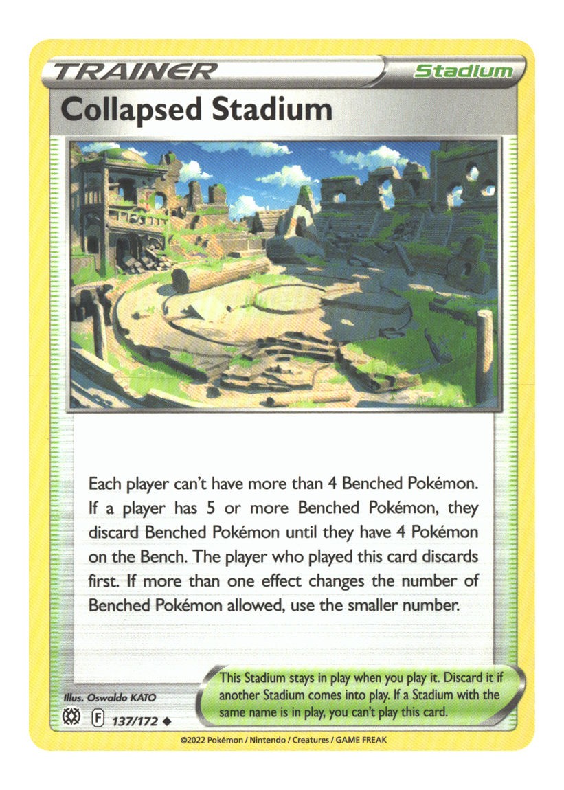 137/172 Collapsed Stadium Uncommon Normal