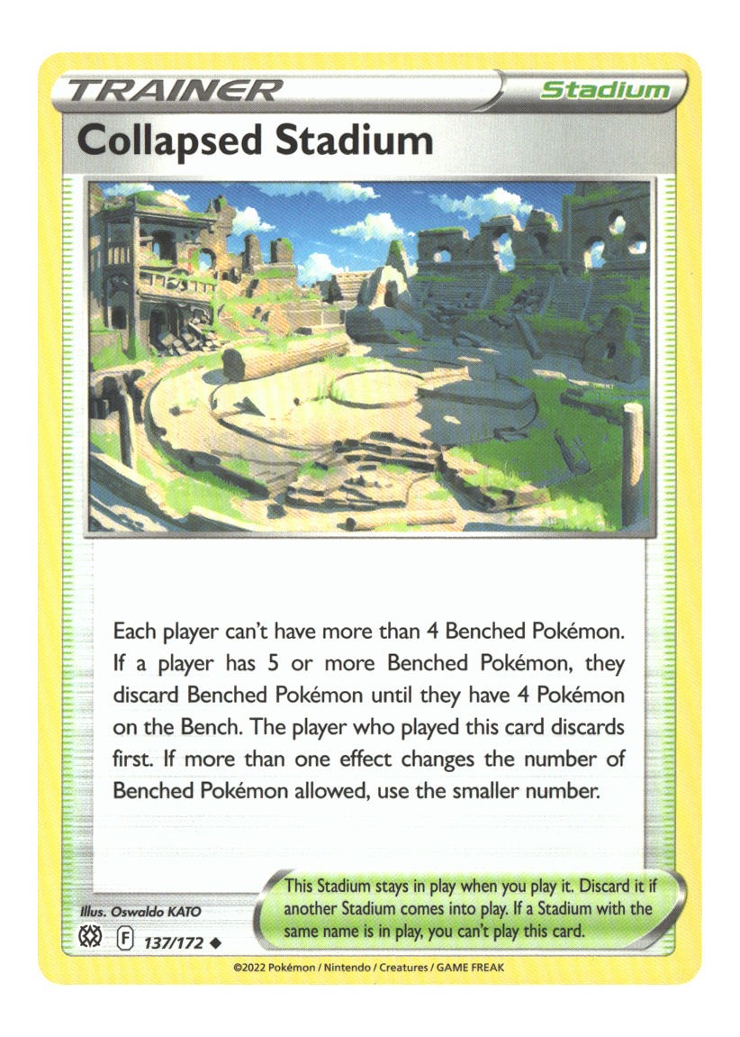 137/172 Collapsed Stadium Uncommon Normal