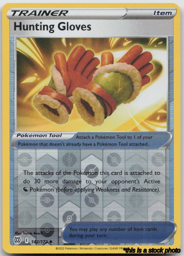 142/172 Hunting Gloves Uncommon Reverse Holofoil
