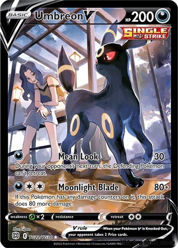 TG22/TG30 Umbreon V Ultra Rare Holofoil